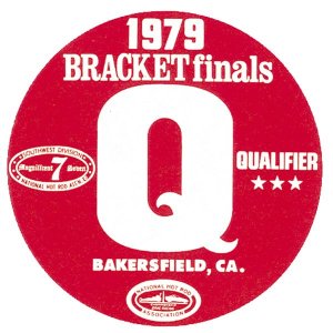 画像: ホットロッド ステッカー 1979 BRACKET Finals QUALIFIER ステッカー