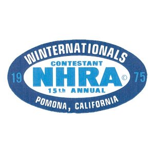 画像: ホットロッド ステッカー 1975 NHRA WINTERNATIONALS CONTESTANT ステッカー