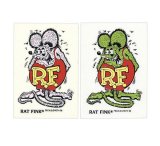 画像: Rat Fink Made in USA ステッカー 9×5.7cm