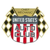 画像: ホットロッド ステッカー UNITED STATES AUTO CLUB ステッカー