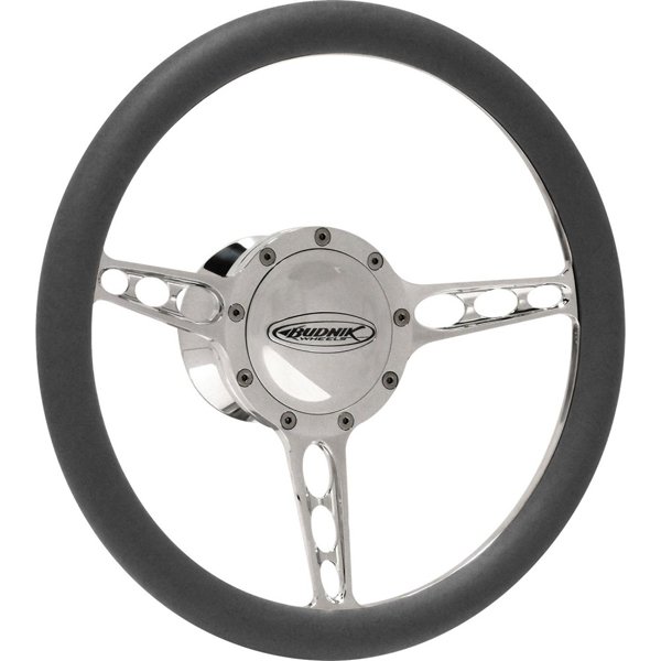 画像1: Budnik Steering Wheel Tri-Oval 15-1/2inch (1)