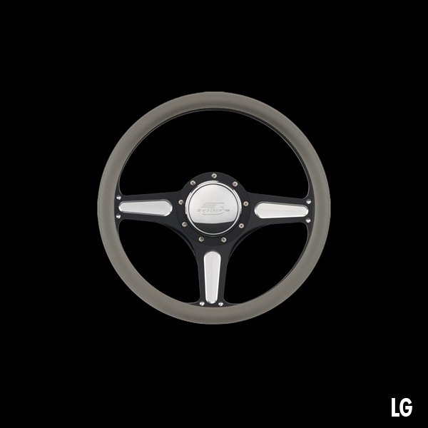 画像3: Billet Specialties Steering Wheels Street Lite 35cm Black Black Anodized (3)
