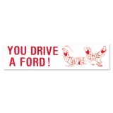 画像: YOU DRIVE A FORD! ステッカー.