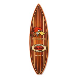 画像: Clay Smith Woodie Surfboard メタル サイン