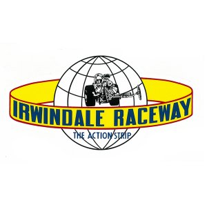 画像: ホットロッド ステッカー IRWINDALE RACEWAY ステッカー