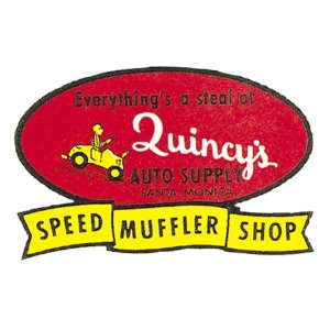 画像: ホットロッド ステッカー Quincy'S AUTO SUPPLY ステッカー