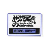 画像: MOONEYES HAWAII 2026 パーキング パーミット ウィンドウ ステッカー