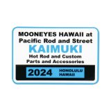 画像: MOONEYES HAWAII 2024 パーキング パーミット ウィンドウ ステッカー