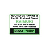 *MOONEYES HAWAII パーキング パーミット ウィンドウ ステッカー