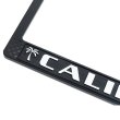 画像3: CALIFORNIA ライセンス プレート フレーム BK/WH for JPN サイズ (3)