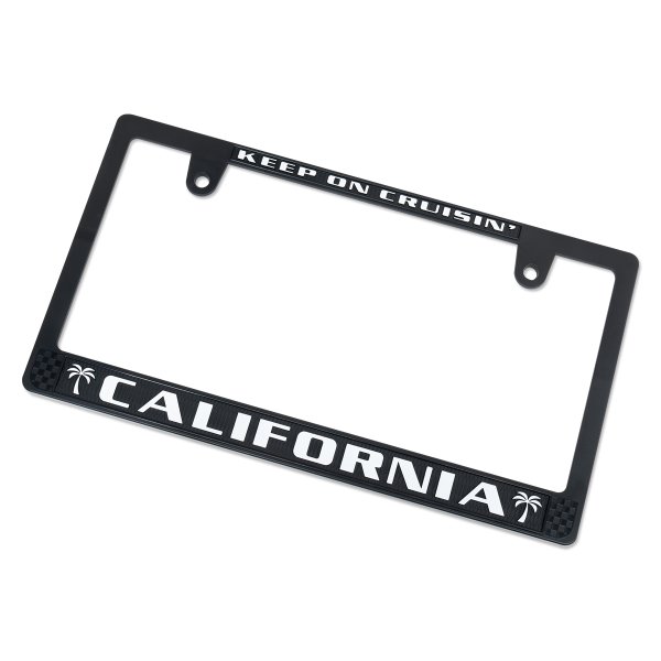 画像4: CALIFORNIA ライセンス プレート フレーム BK/WH for JPN サイズ (4)