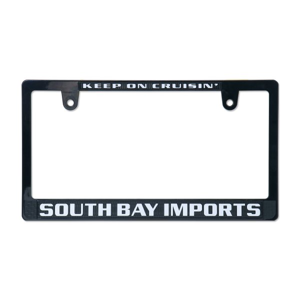 画像1: SOUTH BAY IMPORTS ライセンス プレート フレーム(ブラック) for JPN サイズ (1)