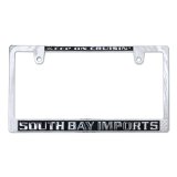 画像: SOUTH BAY IMPORTS ライセンス プレート フレーム CH/BK for JPN サイズ