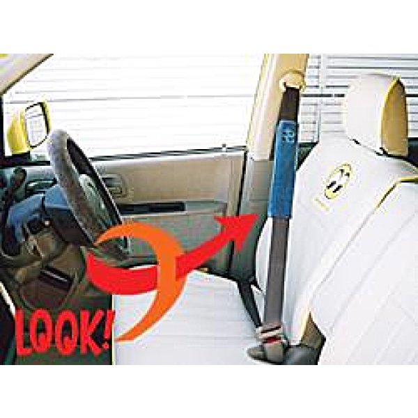 画像9: MOONEYES ベロア シートベルト クッション (9)