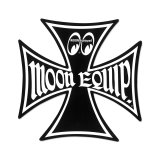 画像: MOON Equip. アイアン クロス ステッカー Lサイズ