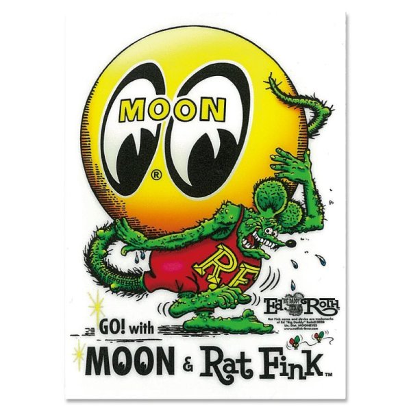 画像2: Rat Fink x MOON アイボール ステッカー (2)