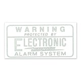 画像: ホットロッド ステッカー ALARM SYSTEM 裏貼りデカール 