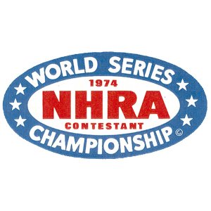 画像: ホットロッド ステッカー 1974 NHRA WORLD SERIES CHAMPIONSHIP CONTESTANT ステッカー