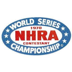 画像: 1970 NHRA WORLD SERIES CHAMPIONSHIP CONTESTANT ステッカー