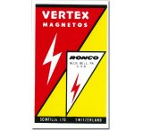 画像: ホットロッド ステッカー VERTEX MAGNETOS ステッカー