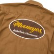 画像10: MOON オーバル ロゴ コットン ワークシャツ (10)
