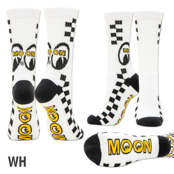 MOON チェッカー ライン ソックス