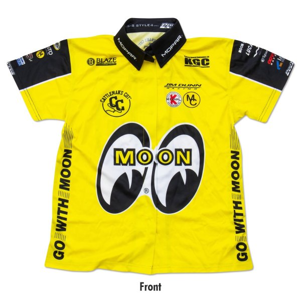 画像2: Jim Dunn Racing MOON Eyeshape レディース クルー シャツ (2)