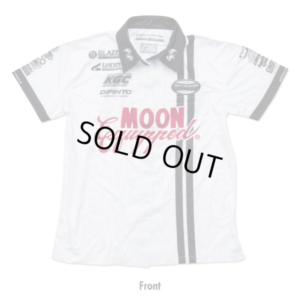 画像2: Jim Dunn Racing MOON Equipped レディース クルー シャツ (2)