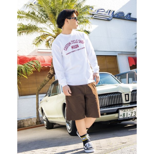 画像2: MOON ペインター ハーフパンツ (2)