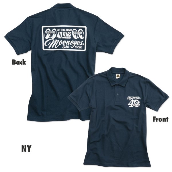 画像4: MOON 40th Anniv. Plaque Design ポロシャツ (4)