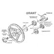 画像2: グラント ステアリング ホイール ボス アダプター キット GB3000番代 (2)
