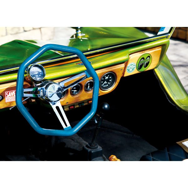 California Metal Flake Octagon Steering Wheel