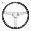 画像3: MOONEYES ORIGINAL "Finger Grip" Steering Wheel 38cm(15") Black (3)