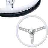 画像: MOONEYES ORIGINAL "4-Holes Finger Grip" Steering Wheel 38cm(15") White