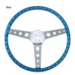 画像11: MOONEYES ORIGINAL California Metal Flake 4-Holes Finger Grip Steering Wheel  38cm(15") (11)