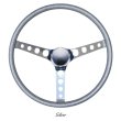 画像6: MOONEYES ORIGINAL California Metal Flake Finger Grip Steering Wheel  38cm(15") (6)