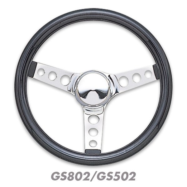 画像2: Grant Classic Cruisin' Black Vinyl steering Wheels 31cm / 34cm (2)