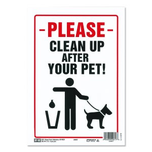 画像: CLEAN UP AFTER YOUR PET (ペットのゴミをキレイに!)