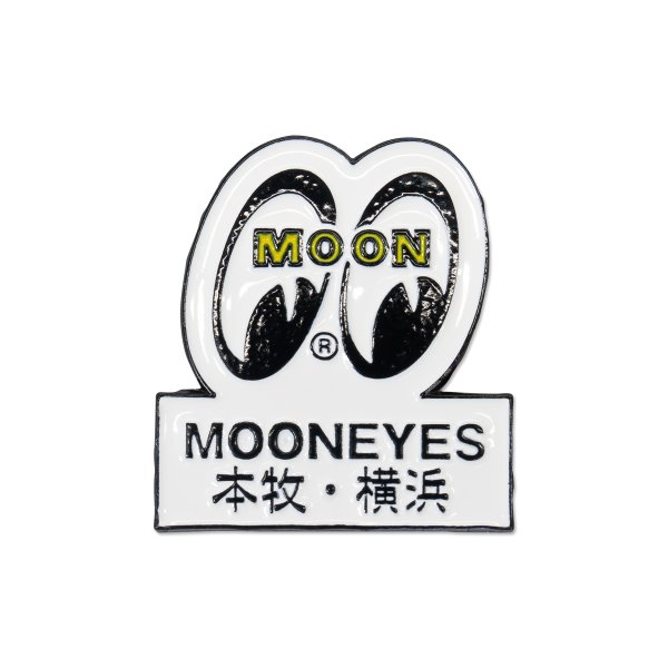 画像1: 本牧 横浜 MOONEYES ハット ピン (1)