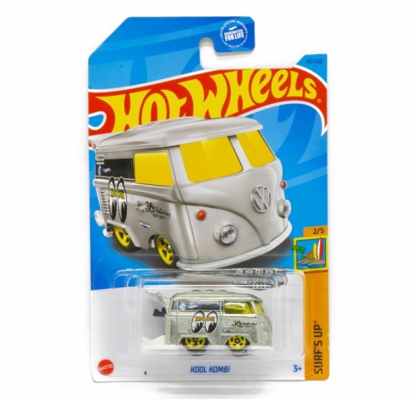 画像1: 【Walmart Exclusive ZAMAC 004 2023】Hot Wheels MOONEYES Kool Kombi (Silver) (1)