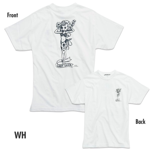 レディー ラック Tシャツ - MOONEYES (Japanese)