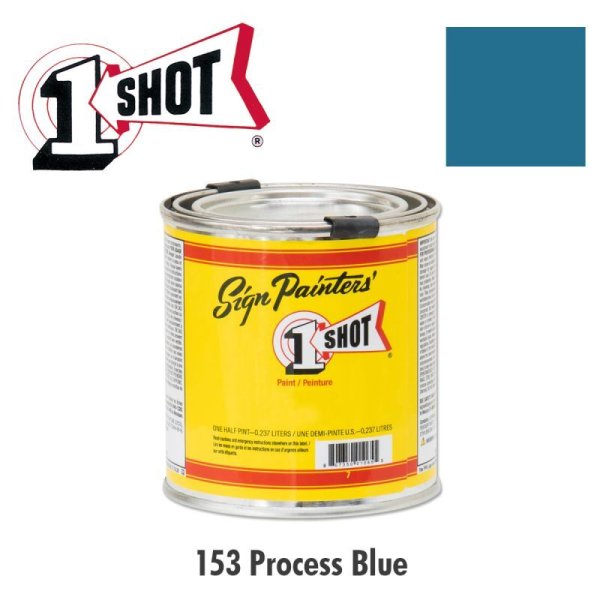 画像1: プロセス ブルー 153 -1 Shot Paint 237ml (1)