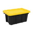 画像1: ツール ボックス Black Bin with Yellow Lid (1)