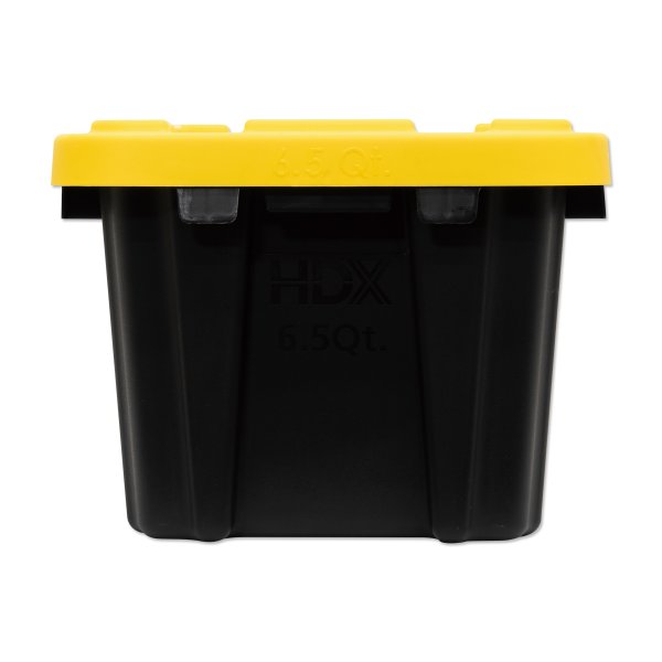 画像5: ツール ボックス Black Bin with Yellow Lid (5)