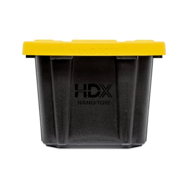 画像5: ツール ボックス Black Bin with Yellow Lid 0.7L (0.75 QT) (5)