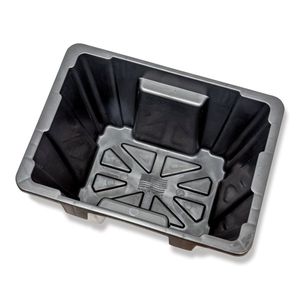 画像2: ツール ボックス Black Bin with Yellow Lid 2.3L (2.5 QT) (2)
