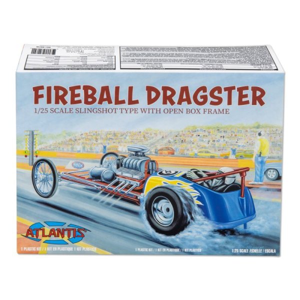 画像1: 1/25 Fireball Dragster プラスチック モデル キット (1)