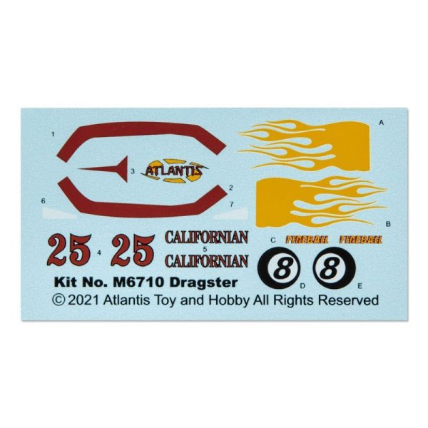 画像5: 1/25 Fireball Dragster プラスチック モデル キット (5)