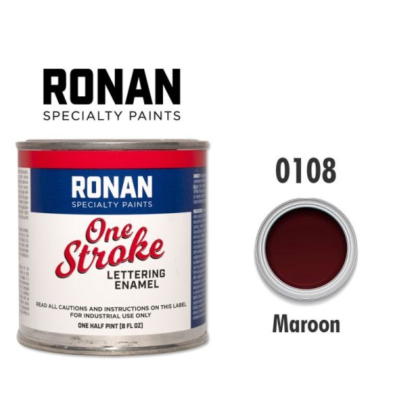 画像1: マルーン 0108 - Ronan One Stroke Paints 237ml (1)
