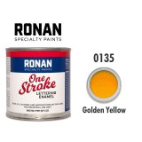 画像: ゴールデン イエロー 0135 - Ronan One Stroke Paints 237ml